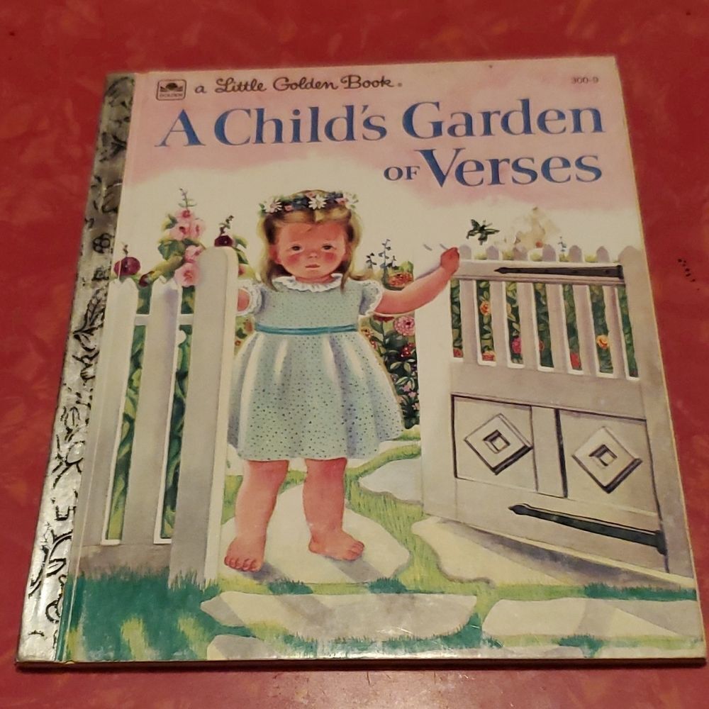 Vintage 1957 A Child's Garden of Verses Book little Golden Book